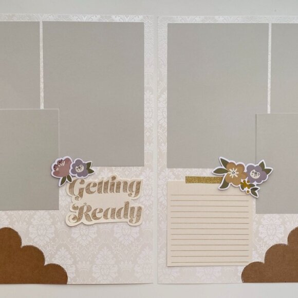 12x12 Premade Wedding Scrapbook, Bride and Groom Gift, Wedding Gift - Picture 12 of 15